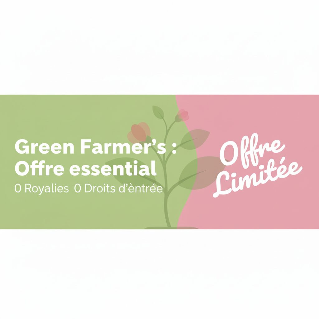 Franchise fast-food vegan Green Farmer’s burger végétal