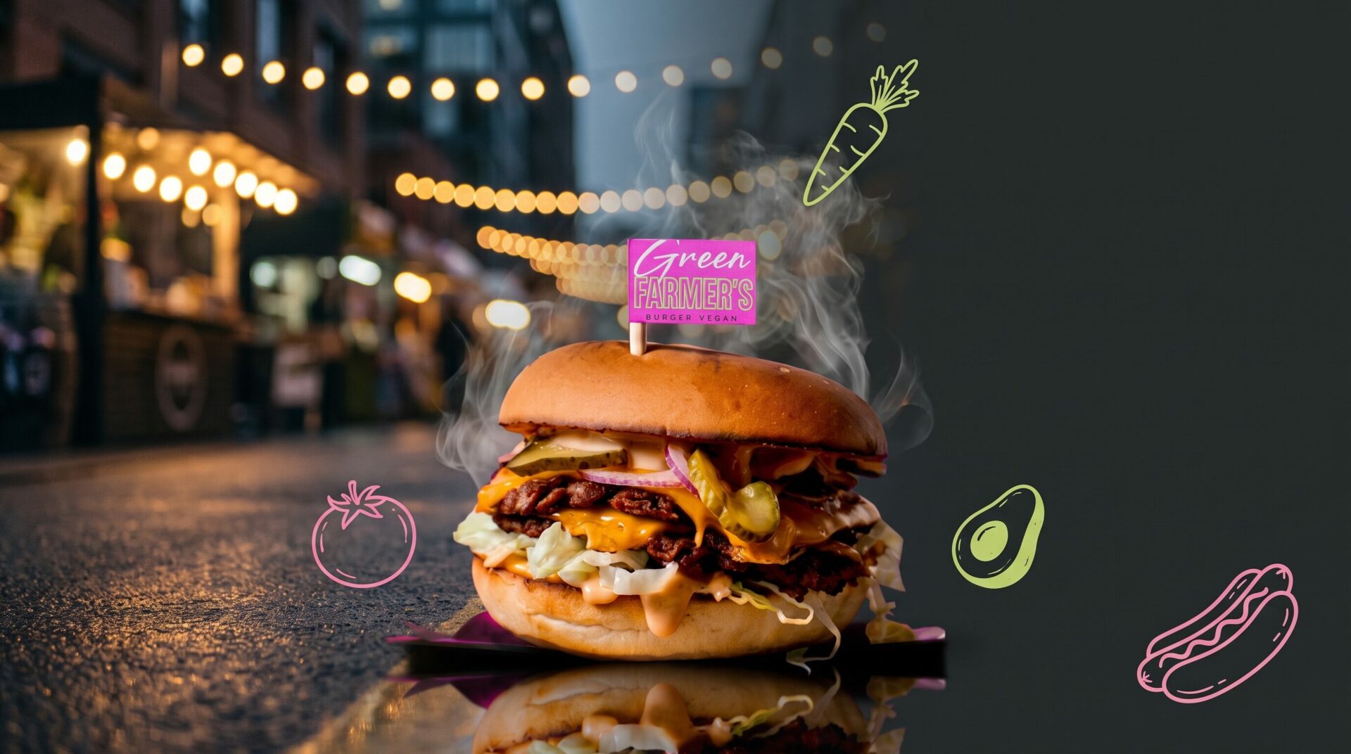 Franchise vegan Green Farmer's - restaurant street-food 100% végétal